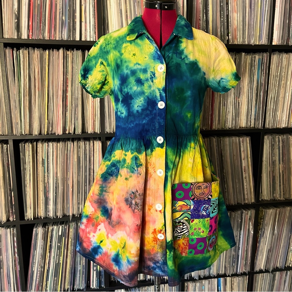Acid ice dyed babydoll chaos good trip patchwork pocket 🍄‍🟫 shakedown phish ⭕️